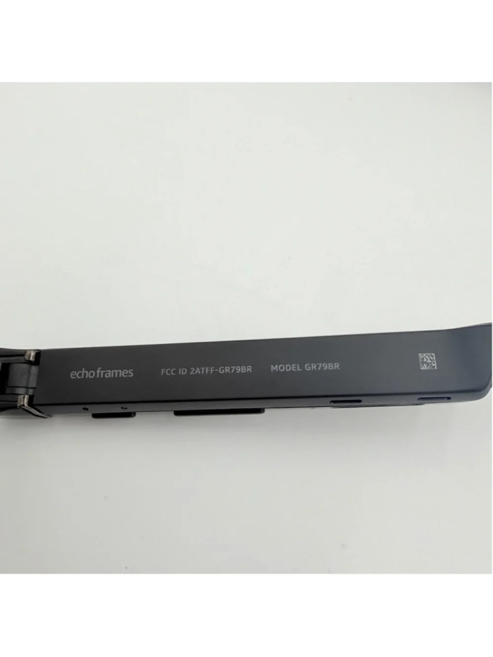 Amazon Echo Frames GR79BR Smart Glasses w/ Charging Case & Cable Untested